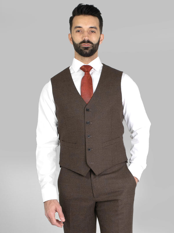 Douglas Textured Three Piece Suit for Men