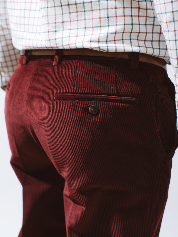 Golding Corduroy Trousers in Wine