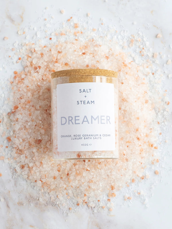 Salt + Steam Dreamer Bath Salts Jar