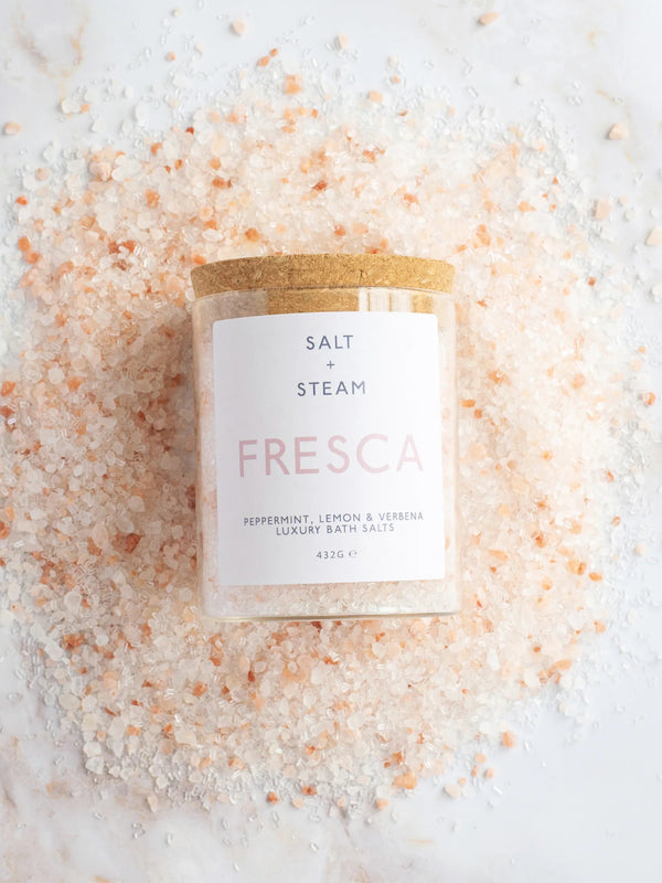 Salt + Steam Fresca Bath Salts Jar