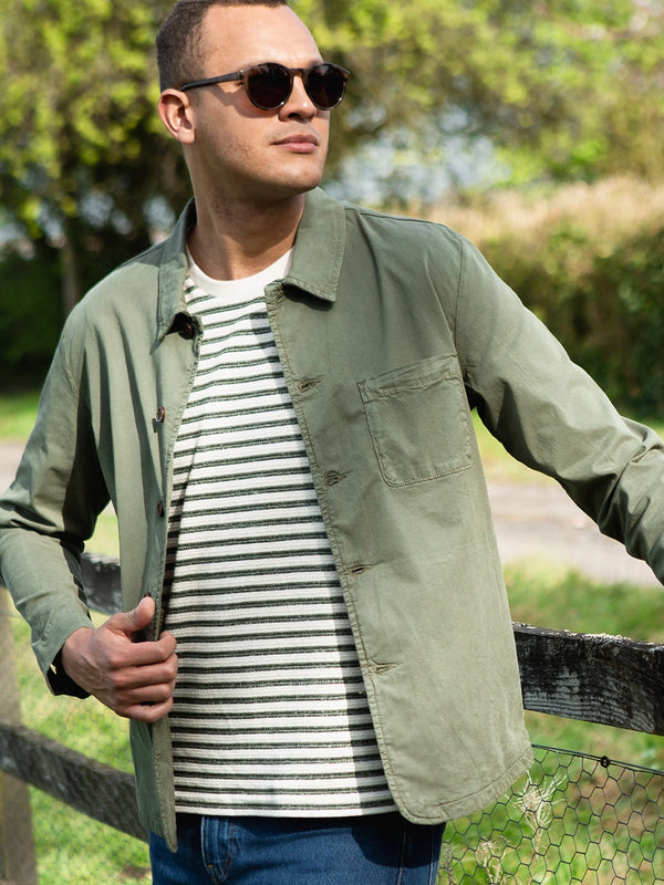 Selected Kevin Stripe Short Sleeve O-neck T-shirt