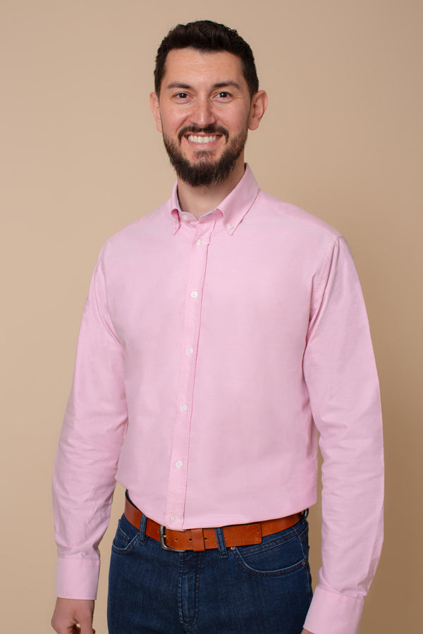 William David Southwold Long Sleeve Oxford Shirt