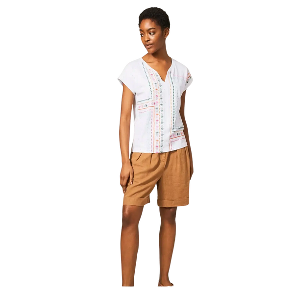 White Stuff Nelly Print T-Shirt for Women