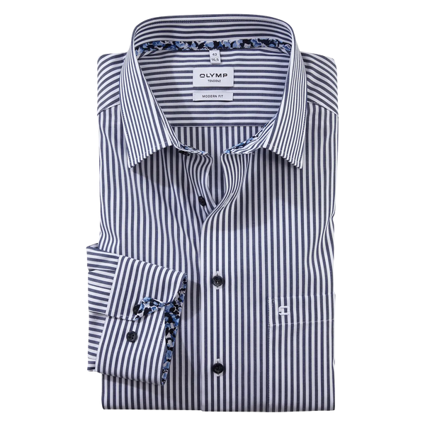 OLYMP Tendenz Striped Formal Shirt