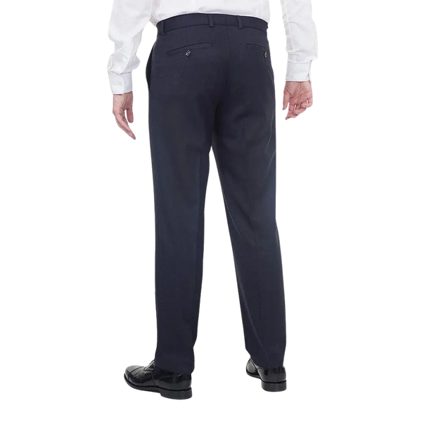 Sunwill Wool Blend Trousers for Men in Navy