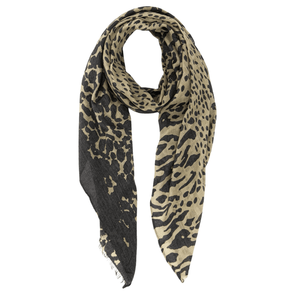 Miss Shorthair Ombre Animal Print Scarf for Women