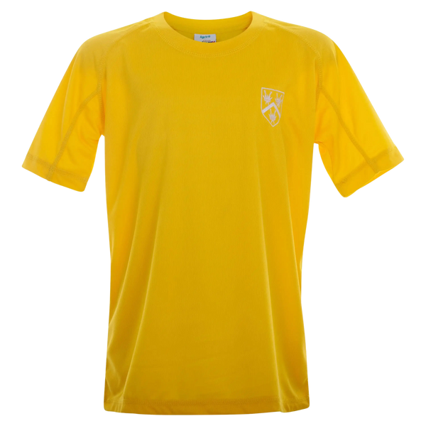Framlingham College Prep House PE T Shirt in Yellow