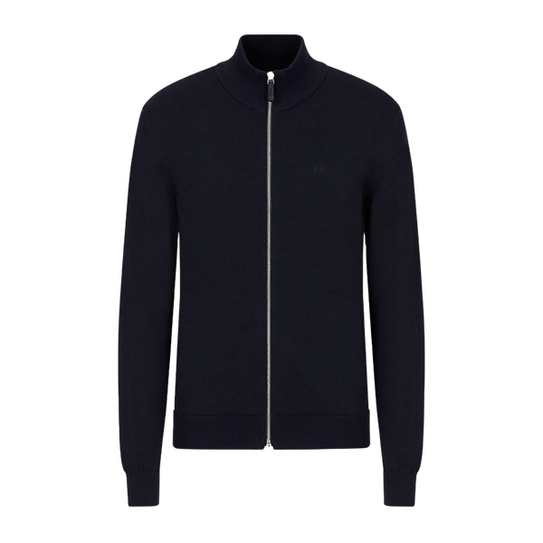 Armani Exchange Zip Through Knit Cardigan
