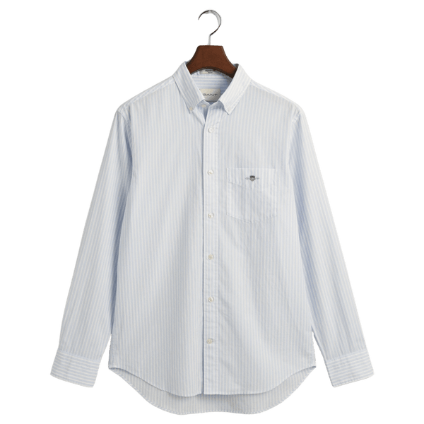 GANT Regular Fit Long Sleeve Poplin Striped Shirt for Men