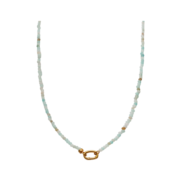 Katie Loxton Amazonite Waterproof Gold Necklace
