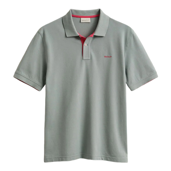 GANT Short Sleeve Contrast Polo Shirt