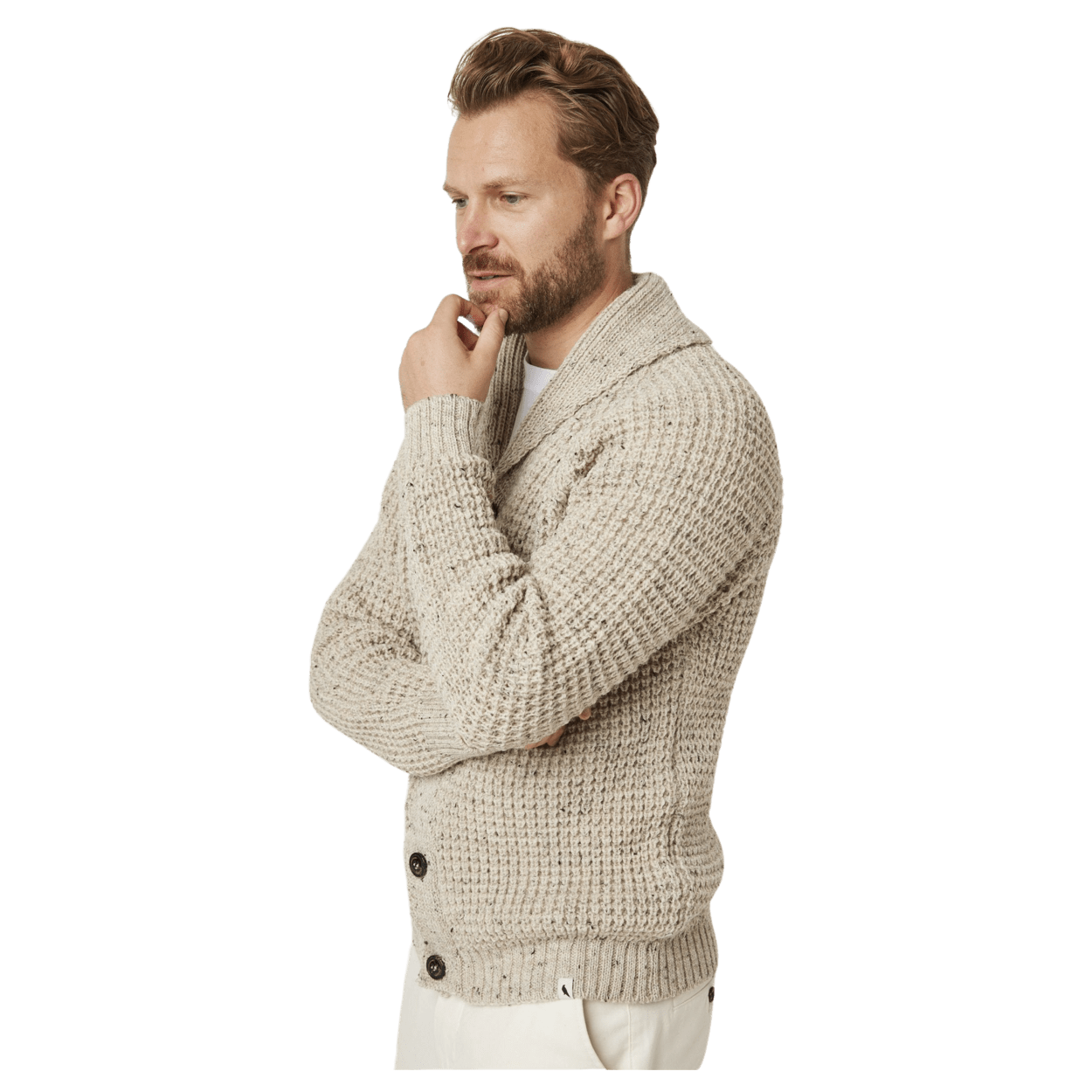 Waffle 2025 shawl cardigan