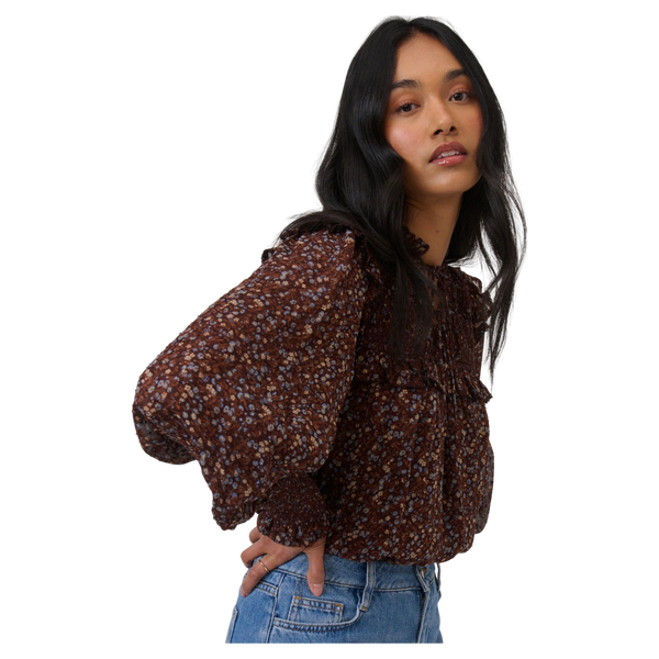Nobody's Child Joan Shirred Blouse