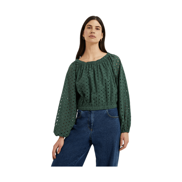 Great Plains Atol Embroidery Long Sleeve Top