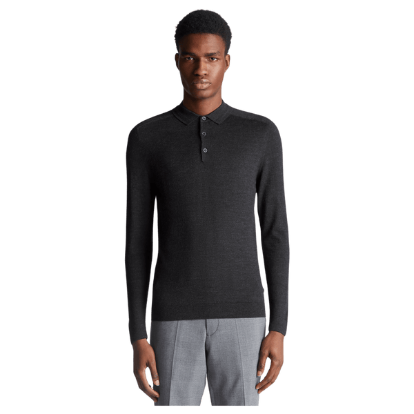 Remus Uomo Long Sleeve Polo Shirt for Men