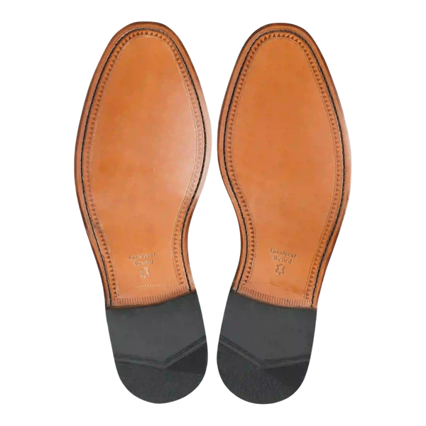 Loake Foley Semi-Brogue Shoes in Brown