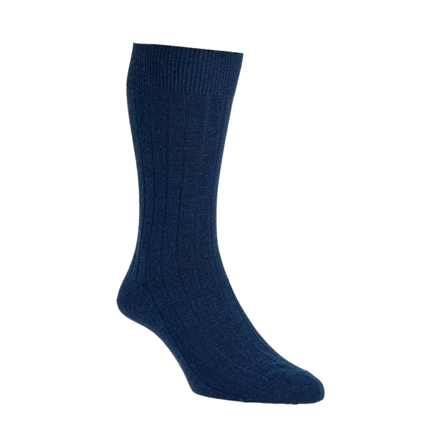HJ Hall HJ160/2 Executive Socks for Men in Dark Navy