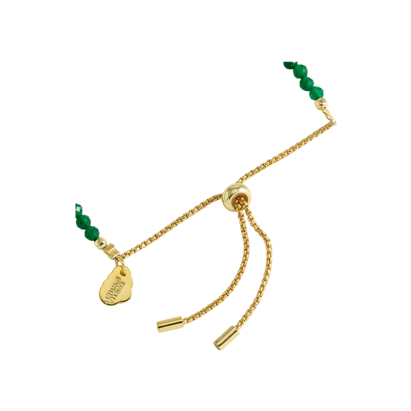 Estella Bartlett Faceted Green Agate Amelia Bracelet