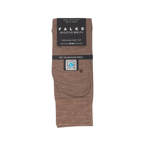 Falke Berlin Sensitive Socks in Tan