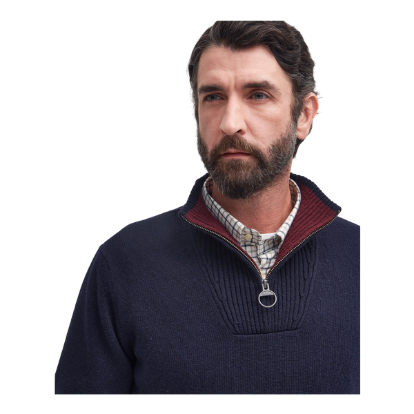 Barbour Nelson Essential Half Zip Knitted Jumper
