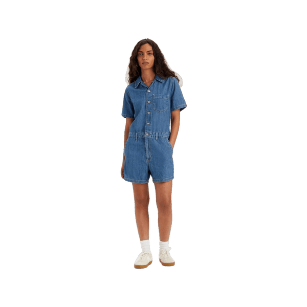 Levi's Short Sleeve Heritage Romper Jumpsuit