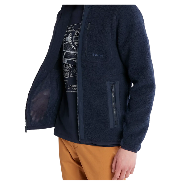 Timberland Mixed Media Sherpa Fleece