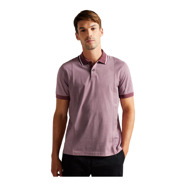 Ted Baker Taigaa Striped Paneled Polo Shirt for Men