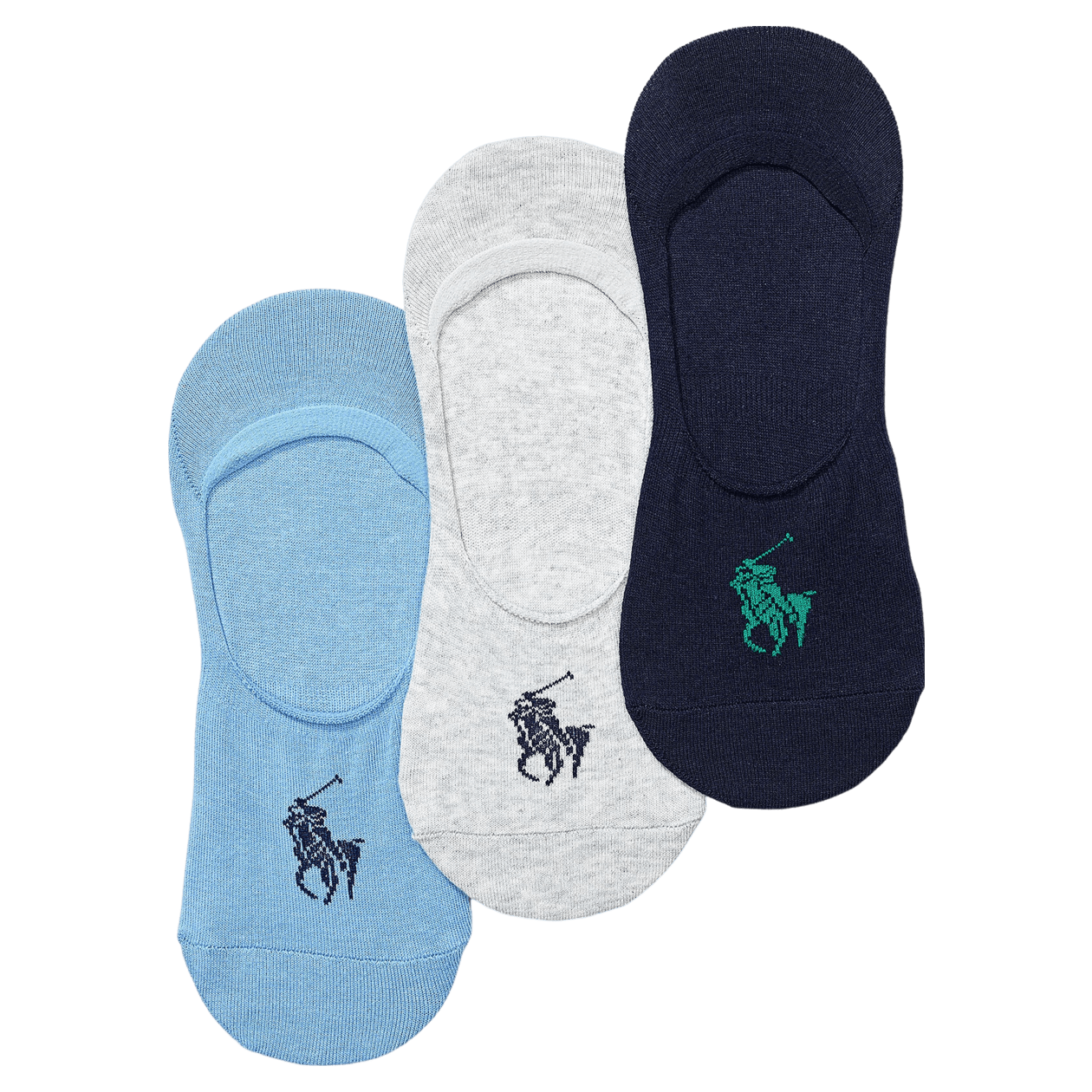 Polo Ralph Lauren No Show Three Pack Socks