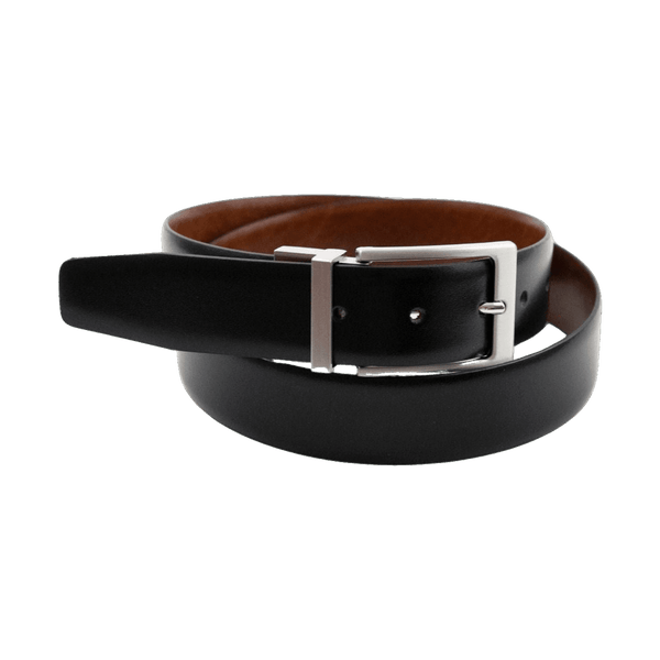 Ibex 35mm Reversible Feather Edge Leather Belt for Men