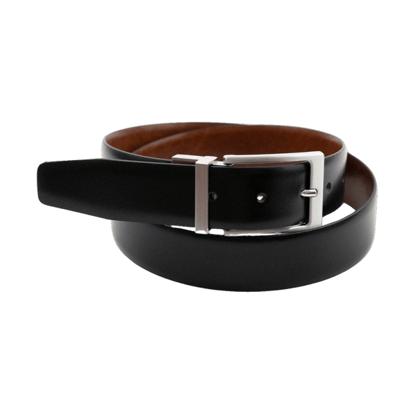 Ibex 35mm Reversible Feather Edge Leather Belt