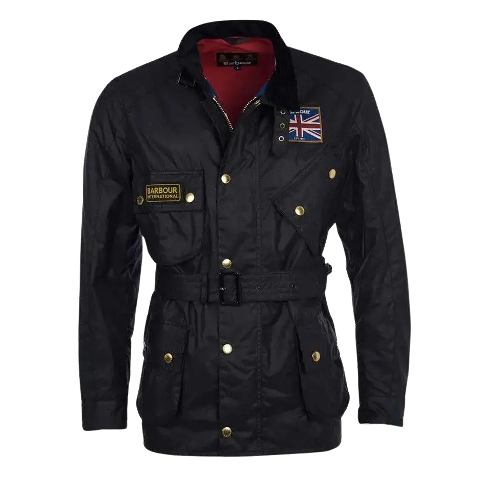 Mens barbour deals international wax jacket