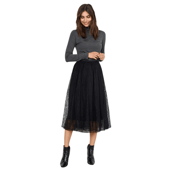 Soya Concept Velida Lace Midi Skirt for Women