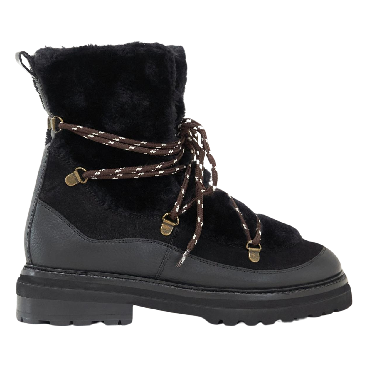 Lace up top hiker boots