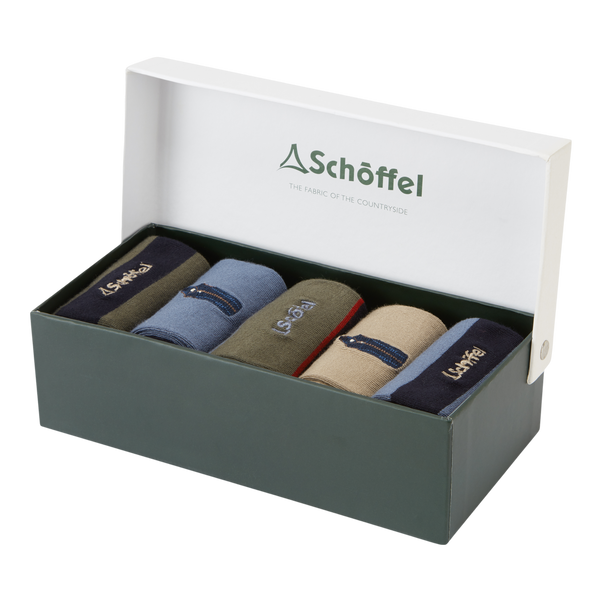 Schoffel Bamboo Socks Box Of 5