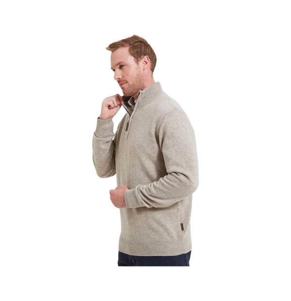 Schöffel Lambswool 1/4 Zip Jumper for Men