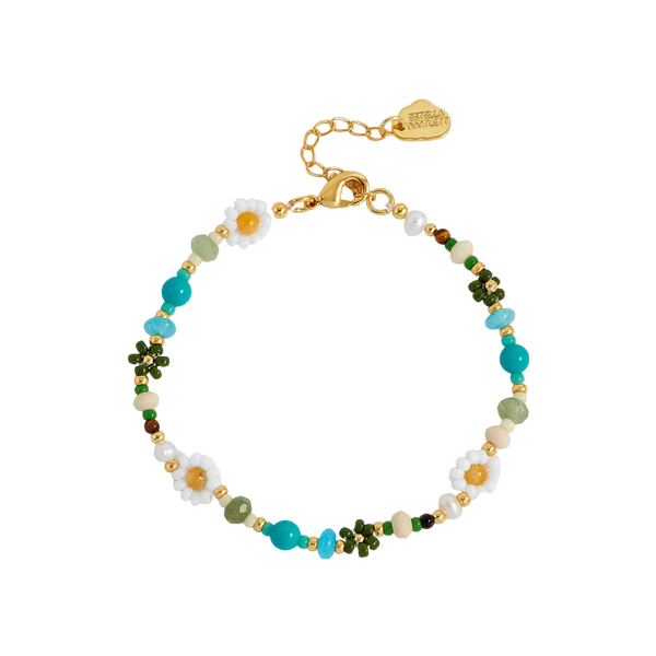 Estella Bartlett Flower Miyuki Bead Bracelet