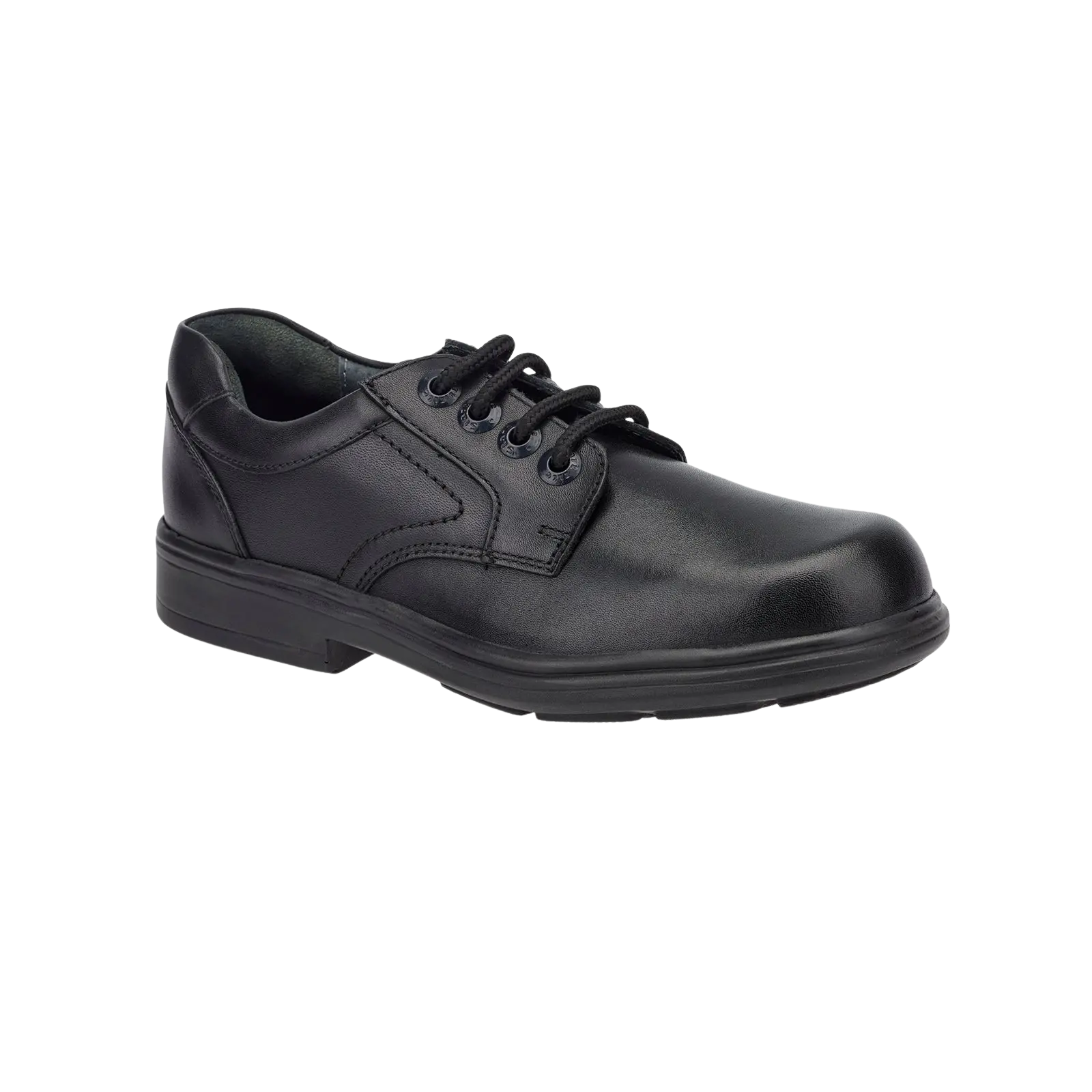 Isaac School Shoes For Boys In Black Coes