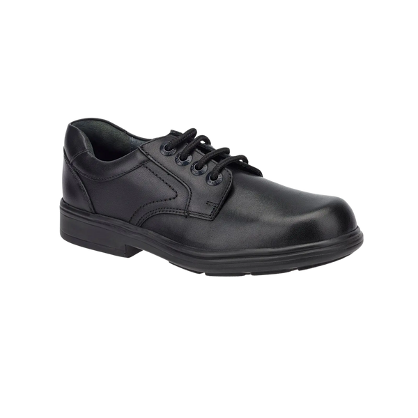 Isaac School Shoes for Boys in Black