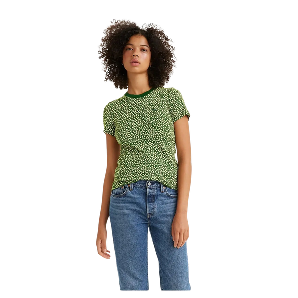Levi's Short Sleeve Rib Baby Tee for Women