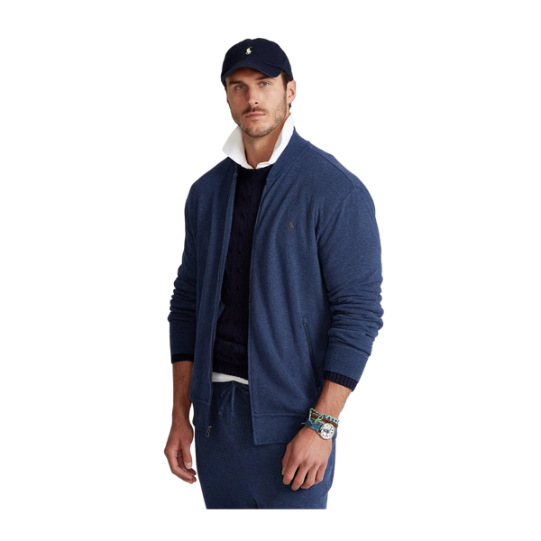 Polo Ralph Lauren Double Knit Jersey Bomber for Men In Navy