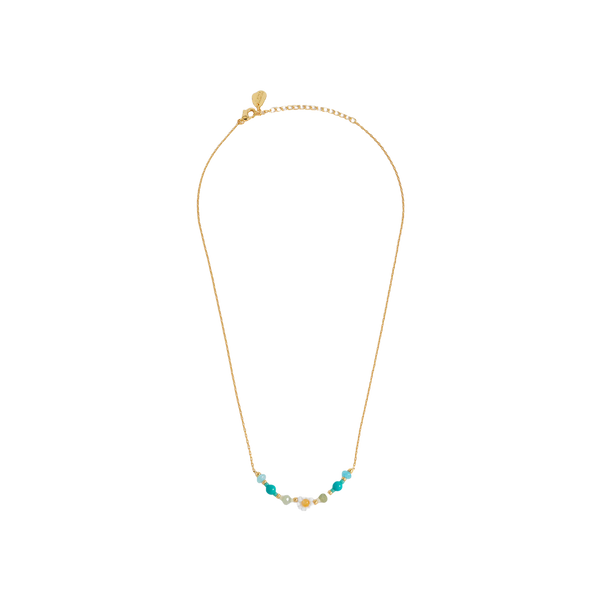 Estella Bartlett Flower Miyuki Bead Necklace