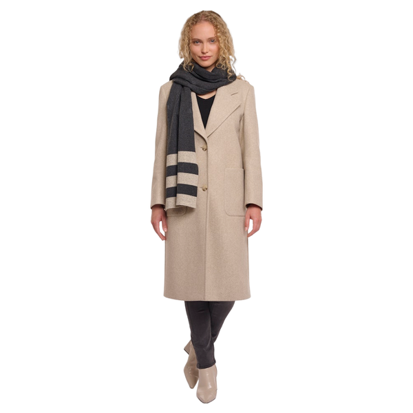 Rino & Pelle Hetty Knitted Striped Scarf