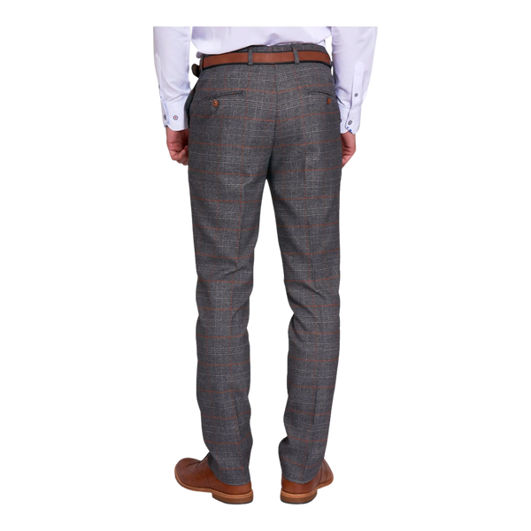 Marc Darcy Jenson Check Three Piece Suit