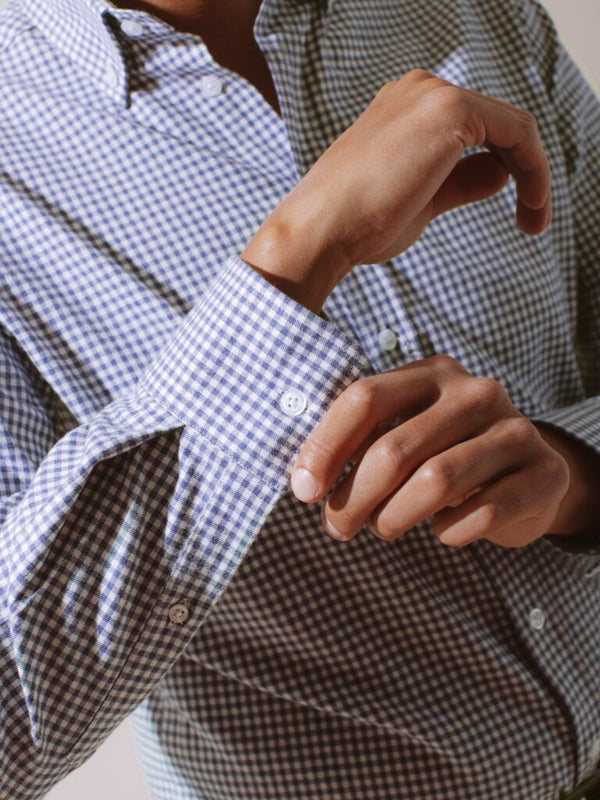 William David Southwold Button Down Check Shirt