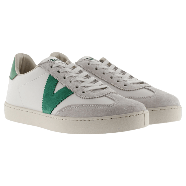Victoria Shoes Berlin Faux Leather & Split Leather Cyclist Trainers