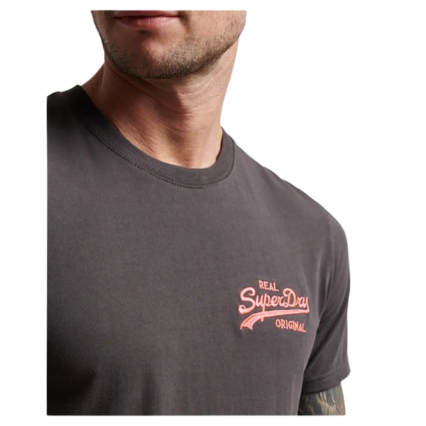 Superdry Vintage Neck T-Shirt for Men