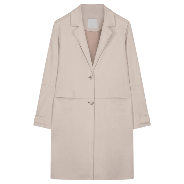 Rino & Pelle Babice Faux Suede Single Breasted Coat for Women