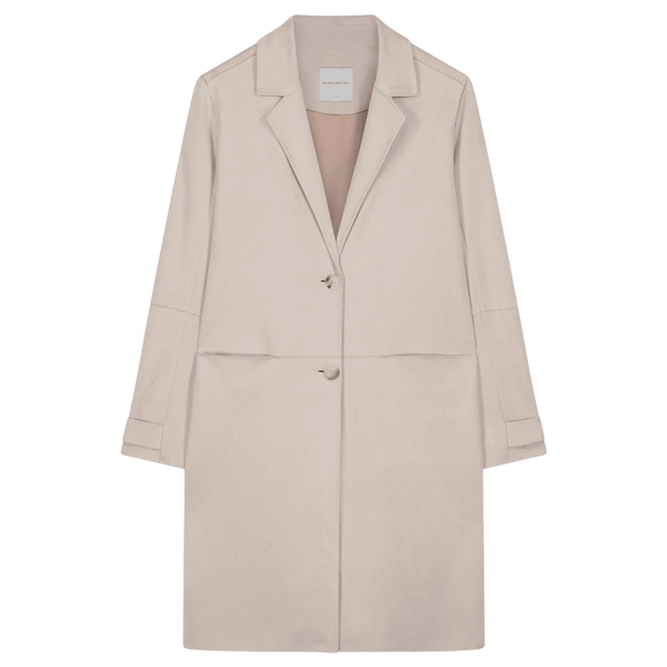 Rino & Pelle Babice Faux Suede Single Breasted Coat