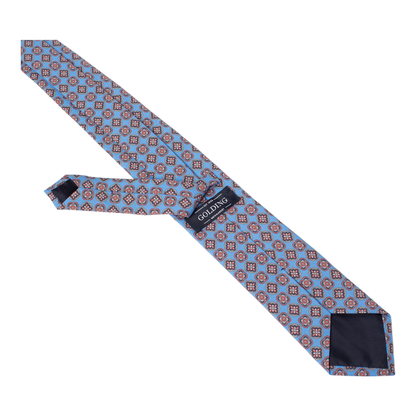 Golding Medallion Flower Print Tie