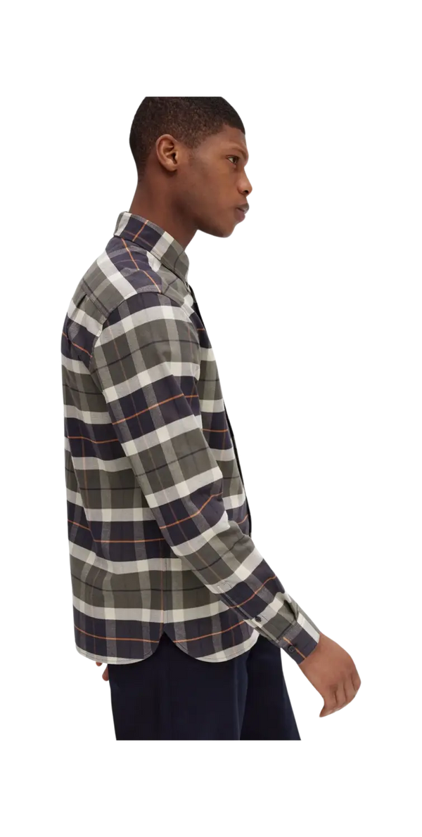 Fred Perry Brushed Tartan Long Sleeve Shirt